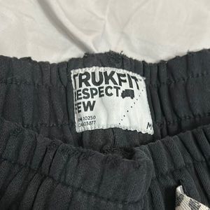 Black trukfit joggers